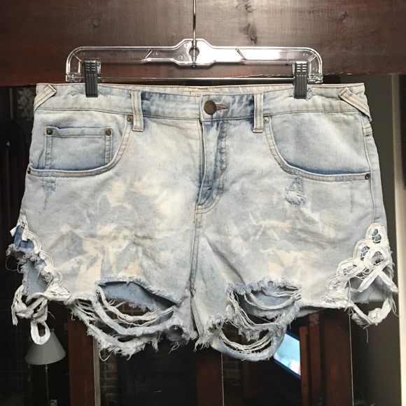 Free People jean shorts!