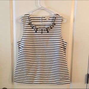 J.Crew striped tank