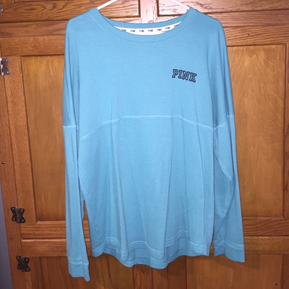 Blue PINK VS crewneck sweater!!