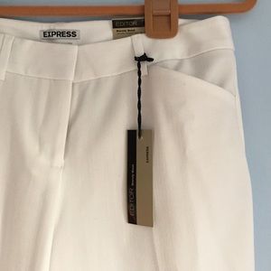 White Editor Barely Boot Pants