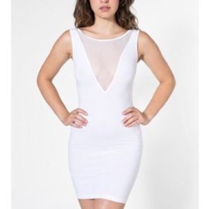 American Apparel White Gloria V Dress XS!!
