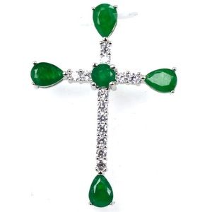 Beautiful Emerald Cross