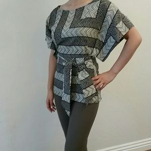 Zara kimono - sleeved top with belted waist Zara kimono - sleeved top with belted waist