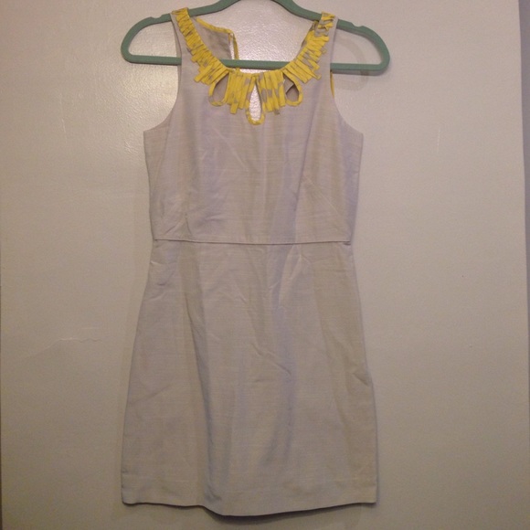 Jcrew cotton and silk cocktail dress