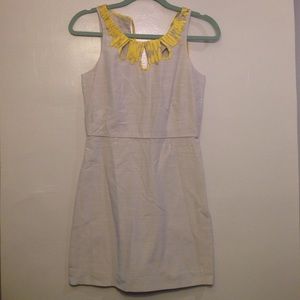 Jcrew cotton and silk cocktail dress