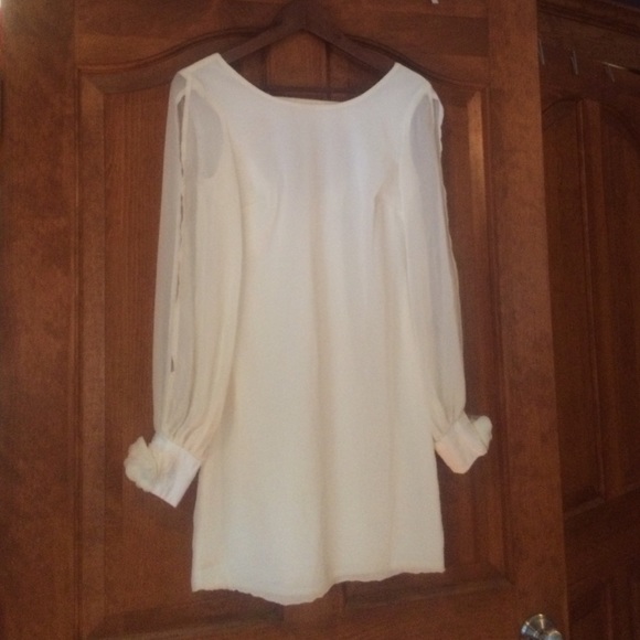 White cocktail dress