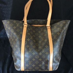 Louis Vuitton Monogram Sac Shopping Tote