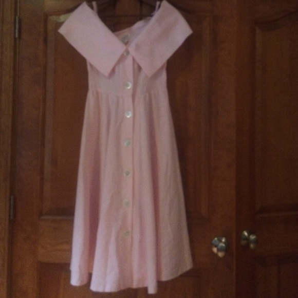Vintage style pink dress
