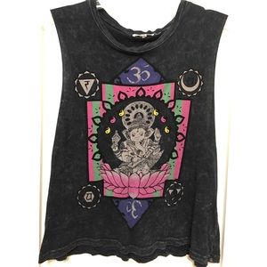 Boho Ganesh tank top