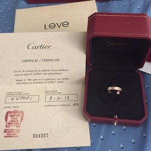 Cartier Love Wedding Band