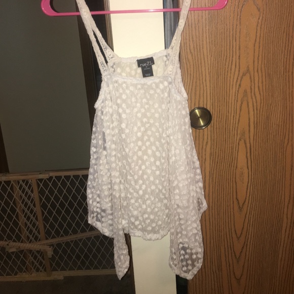 Off white tank