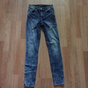 Express, mid-rise jean leggings