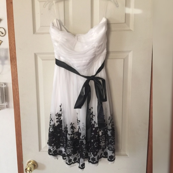 Black and white dress