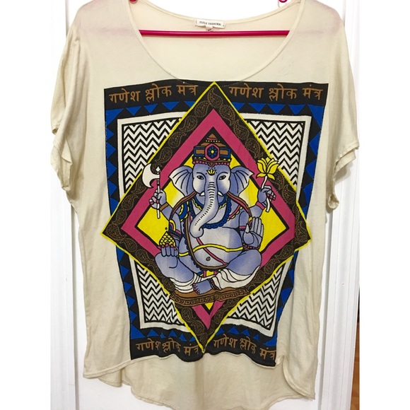 Boho oversized Ganesh shirt