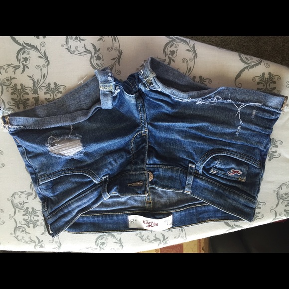 Hollister jean shorts