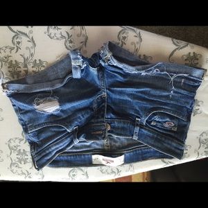 Hollister jean shorts