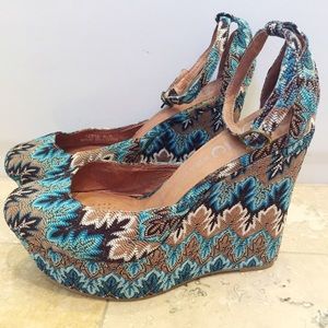 Jeffrey Cambell Wedge Multicolor Size 8.5