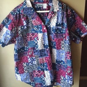 tribal button up shirt