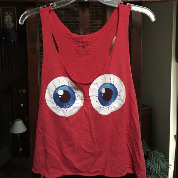 Bloodshot eyes tank top from UO.