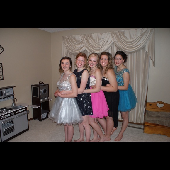 Hunter blue formal dress - Picture 4 of 4