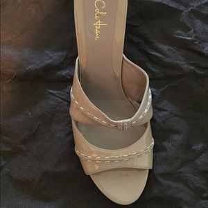 Beautiful rare suede and leather sandals.
