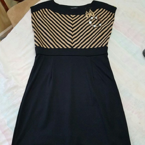 Black and Tan Dress
