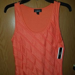 Sleeveless Papaya Ruffle Knit Top