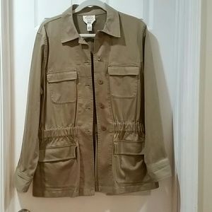 Talbots Dark Khaki Fall Jacket