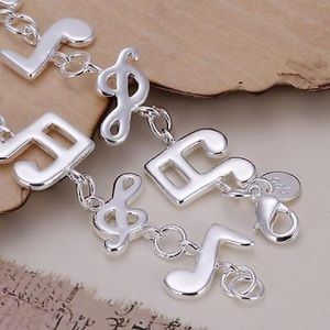 Sterling Silver Music Note bracelet