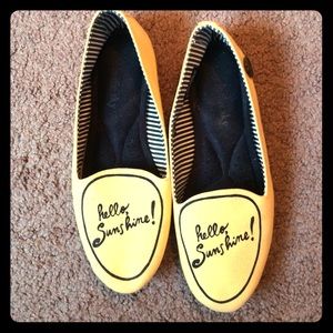 Cute, Cheeky, Yellow Loafers / Flats