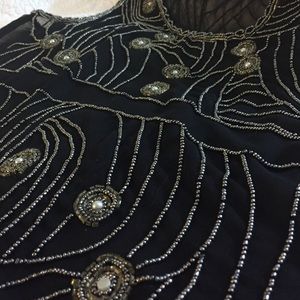 Willow Clay beaded tank top. Size Large