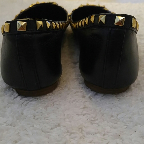 Sold in bundle!! Tory Burch black studded flats - Picture 3 of 3