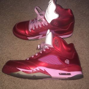 Valentine's Day Jordan retro 5. Limited Edition