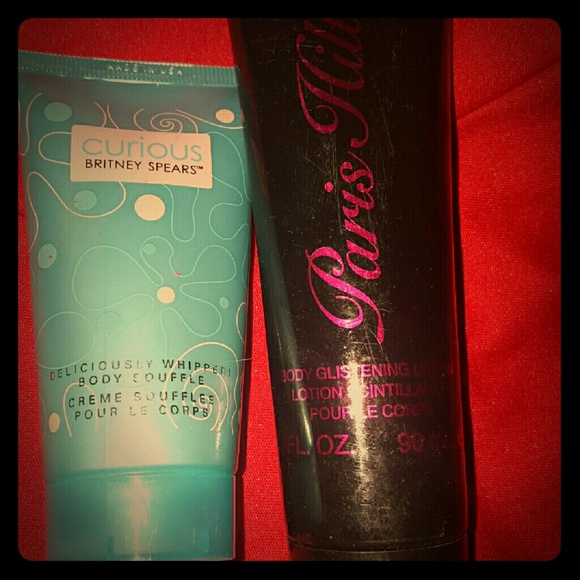 Paris Hilton and Britney Spears lotion