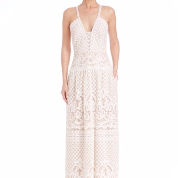 BCBGMaxazria Lace Gown - Picture 1 of 4