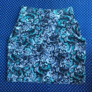 Delia's floral pencil skirt
