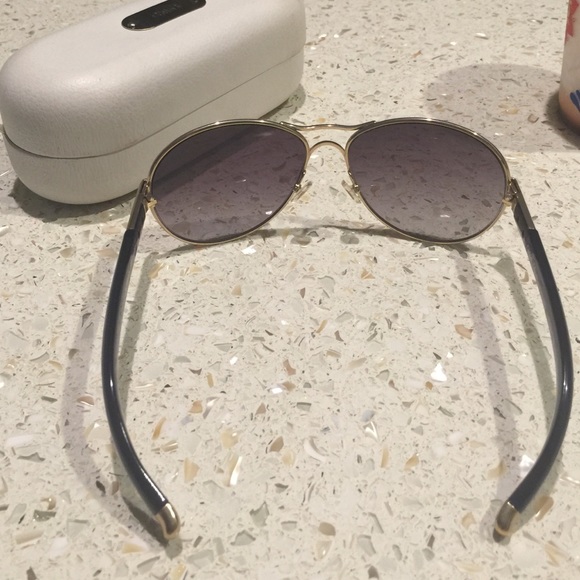 Chloe Aviator Oversize Dark Grey Sunglasses main image 4