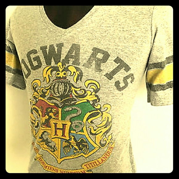 Gray Harry Potter Hogwarts Tee