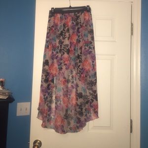 High low skirt