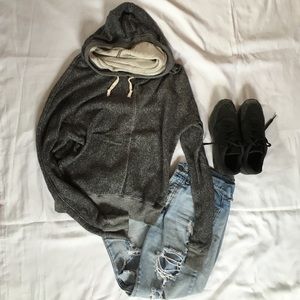 Dark gray sweatshirt