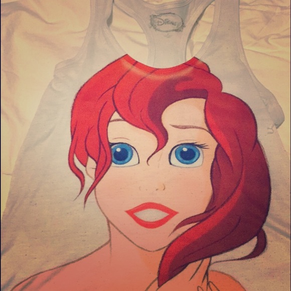 Cute little mermaid racerback tank!