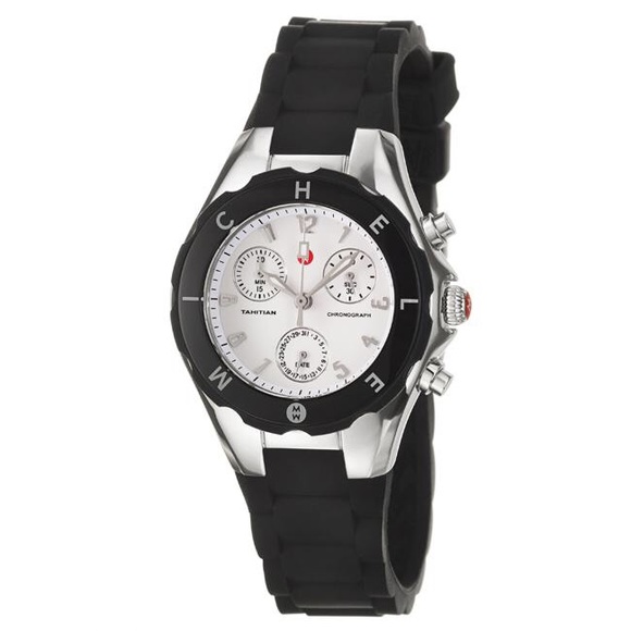 Michele Tahitian Jelly Black Quartz Watch