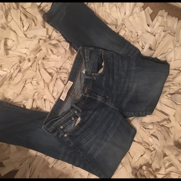 Dark wash Abercrombie jeans