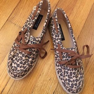 Cute Leopard Sperry Flats