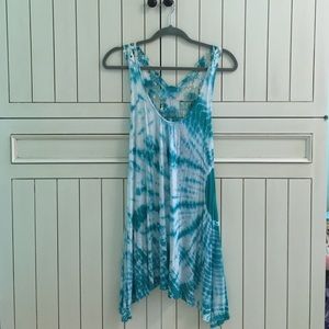 Tye-dye beach dress