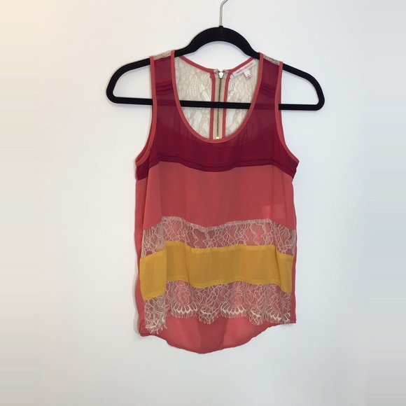 Boho lace tank