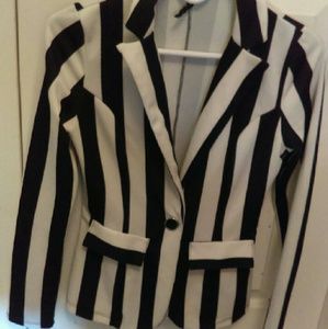 Black and White Blazer