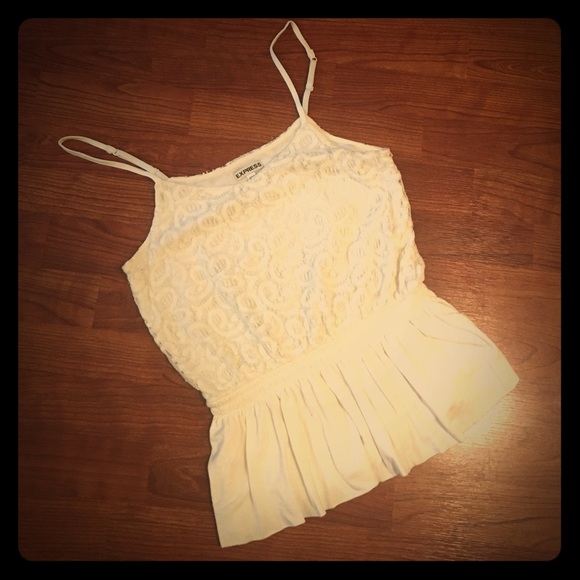 Cute lace tank top