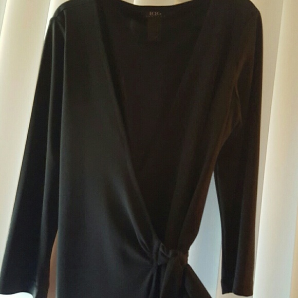 Black Wrap Dress