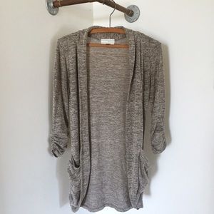 Bohemian Sweater: long open cardigan